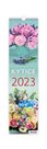 Kalendář nástěnný 2023 vázanka - Kytice