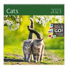 Kalendář nástěnný 2023 Label your days - Cats