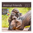 Kalendář nástěnný 2023 Label your days - Animal Friends