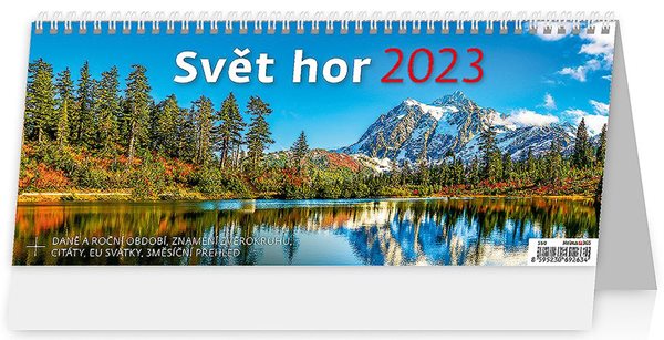 Kalendář stolní 2023 - Svět hor