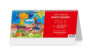 Kalendář stolní 2023 - Děti malují pro Konto Bariéry
