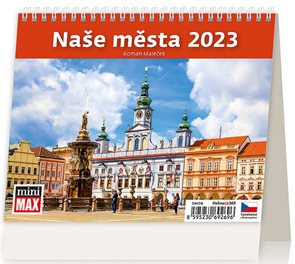 Kalendář stolní 2023 - MiniMax Naše města