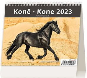 Kalendář stolní 2023 - MiniMax Koně/Kone