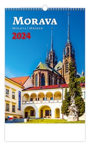 Kalendář nástěnný 2024 - Morava
