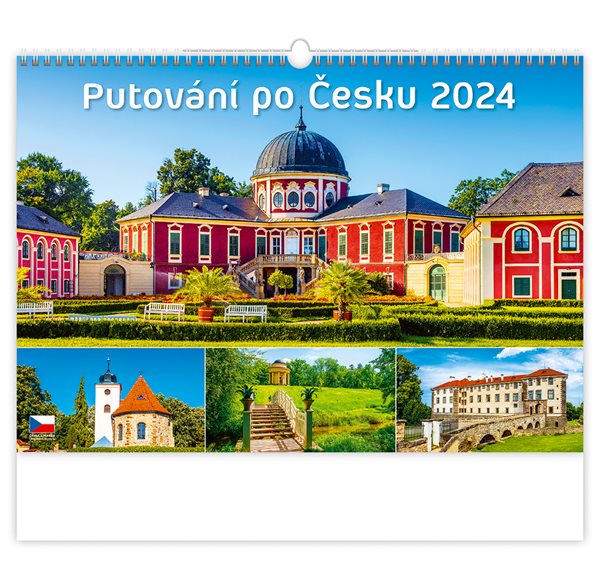 Kalendář nástěnný 2024 - Putování po Česku