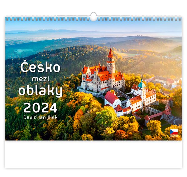 Kalendář nástěnný 2024 - Česko mezi oblaky