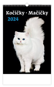 Kalendář nástěnný 2024 - Kočičky/Mačičky