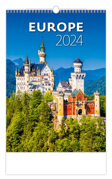 Kalendář nástěnný 2024 - Europe
