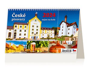 Kalendář stolní 2024 - České pivovary nejen na kole