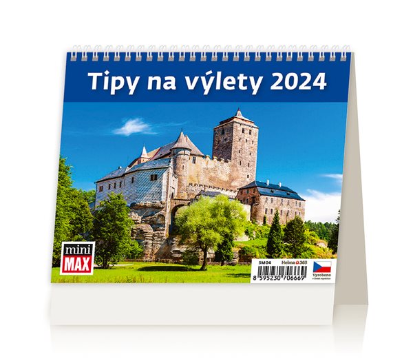 Kalendář stolní 2024 - MiniMax Tipy na výlety