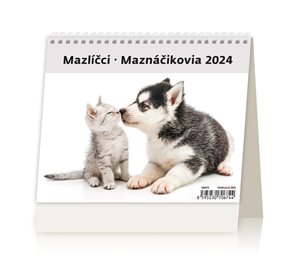 Kalendář stolní 2024 - MiniMax Mazlíčci/Maznáčikovia