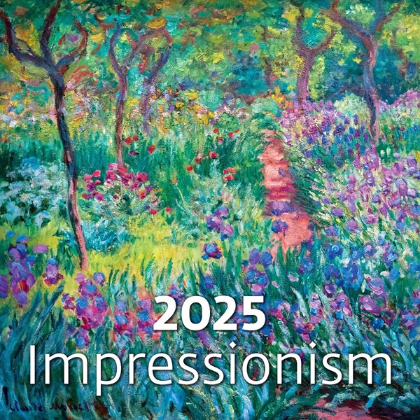 Kalendář nástěnný 2025 - Impressionism - 30x30 cm