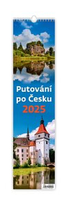 Kalend&#225;ř n&#225;stěnn&#253; 2025 v&#225;zanka - Putov&#225;n&#237; po Česku