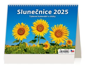 Kalend&#225;ř stoln&#237; 2025 - Slunečnice