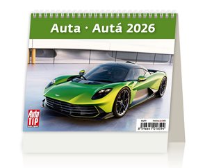 Kalend&#225;ř stoln&#237; 2026 - MiniMax Auta/Aut&#225;