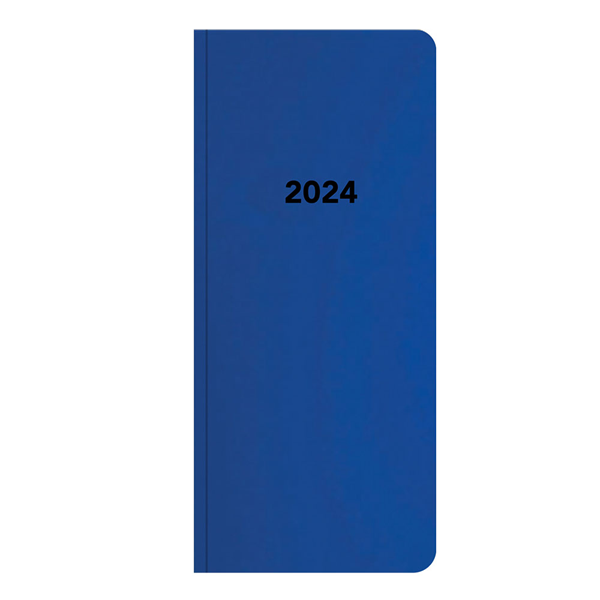 Oxybag Diář 2024 PVC kapesní týdenní - Blue - 8,5x15,4 cm, Sleva 15%