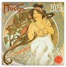 Kalendář nástěnný 2023 poznámkový, 30 × 30 cm - Alfons Mucha