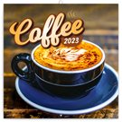 Kalendář nástěnný 2023 poznámkový, 30 × 30 cm - Káva, voňavý