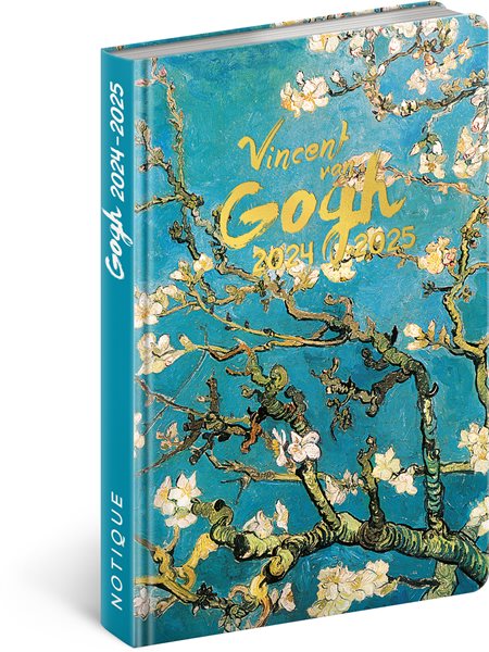 18měsíční diář Petito – Vincent van Gogh 2024/2025, 11 × 17 cm