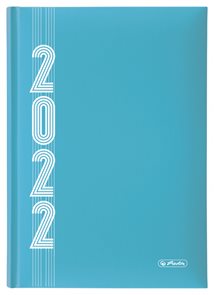 Herlitz Diář 2022 A5 denní - azurový