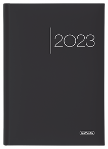 Herlitz Diář 2023 A5 denní - černý