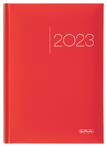 Herlitz Diář 2023 A5 denní - červený