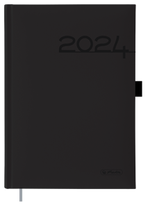 Herlitz Diář 2024 A5 denní - černý