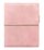 Filofax Kroužkový diář 2024 Domino Soft kapesní - pastelově růžový