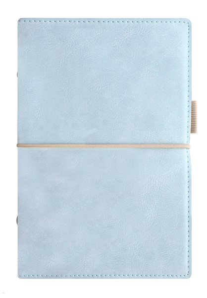 Filofax Kroužkový diář 2024 Domino Soft osobní - pastelově modrý - 190 x 133 x 35 mm