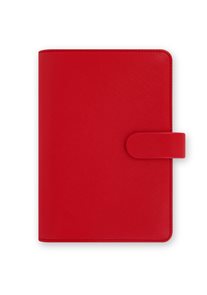 Filofax Kroužkový diář 2024 Saffiano osobní - červený
