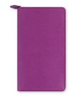 Filofax Kroužkový diář 2022 Saffiano osobní compact zip - fialový