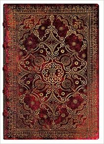 Paperblanks Di&#225;ř 2016 Carmine Midi 18-ti měs&#237;čn&#237; t&#253;denn&#237; horizont&#225;ln&#237;