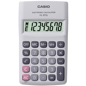 Kapesní kalkulačka Casio HL 815L WE - bílá