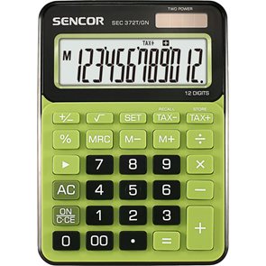 Kalkulačka Sencor SEC 372T GN - zelená