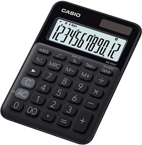 Kalkulačka Casio MS 20 UC BK - černá
