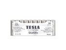 Alkalická tužková baterie AA Tesla SILVER+ 10 ks