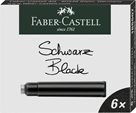 Inkoustové bombičky Faber-Castell 6 ks - černá