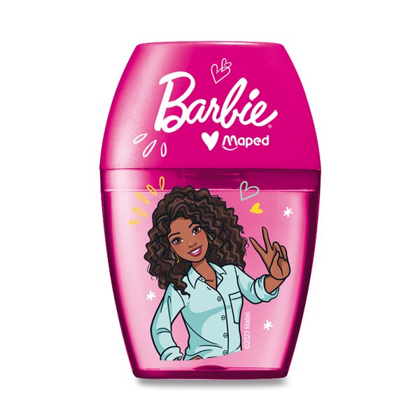 Ořezávátko MAPED Shaker Barbie s odpadní nádobkou, 1 otvor