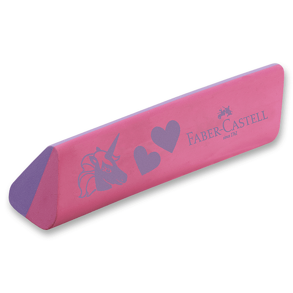Stěrací pryž Faber-Castell - Unicorn - růžovovfialová