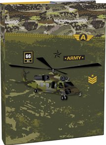 Box na sešity A5 Army