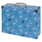 BAAGL Skládací školní kufřík s kováním - modrý