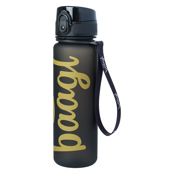 Levně BAAGL Tritanová láhev na pití 500 ml - Logo Gold