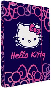 Karton PP Desky na sešity s boxem A4 - Hello Kitty