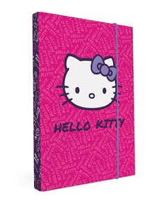 Karton PP Desky na sešity s boxem A4 - Hello Kitty