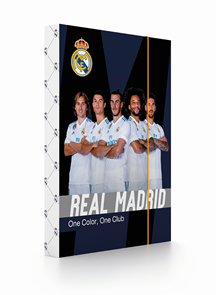 Desky na sešity s boxem A5 - Real Madrid