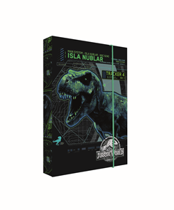 Desky na sešity s boxem A5 - Jurassic World/Jurský svět