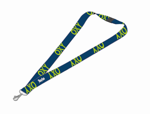 Klíčenka s karabinkou OXY Sport BLUE LINE - Green