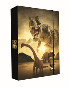 Desky na sešity s boxem A5 Jumbo - Dinosaur World
