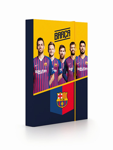 Desky na sešity s boxem A5 - FC Barcelona 2019