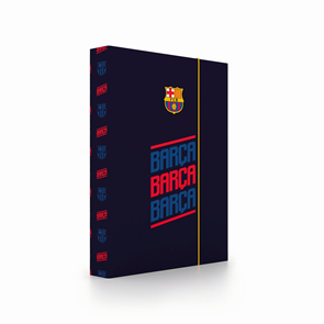 Desky na sešity s boxem A4 Jumbo - FC Barcelona 2019
